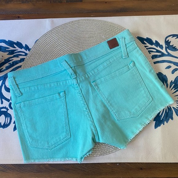 Roxy Mint Green Denim Shorts NWOT - Picture 8 of 8